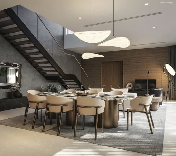 🏡 D15 Brand New Freehold 3.5 Storey Semi-D @ Siglap MRT w Lift & Pool, , 5 Bedrooms, 6,177 sqft, Semi-Detached House For Sale, by Gabriel Ding, 500154376 - Dining Room - PropertyGuru.com.sg