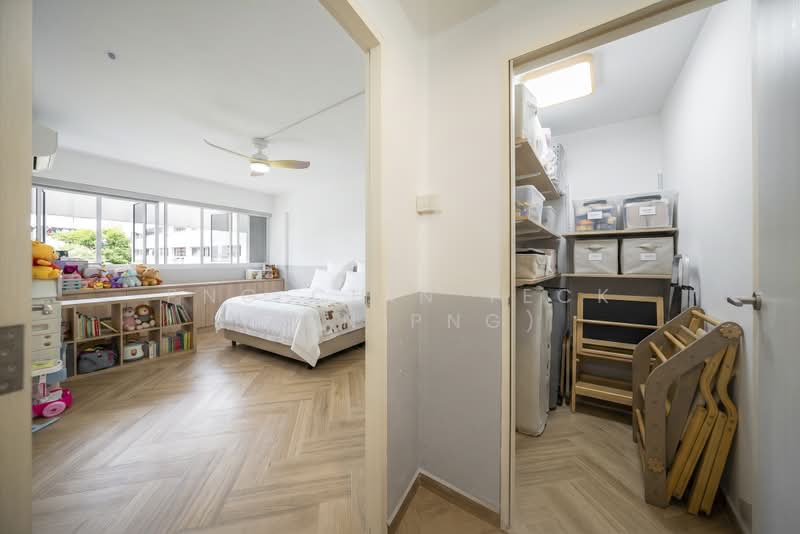 120 Mcnair Road, 120 Mcnair Road, 3 Bedrooms, 1,119 sqft, HDB Flat For Sale, by Png Chin Teck (Ian Png), 500154429 - Bedroom 3 & Storeroom (Revisualized) - PropertyGuru.com.sg