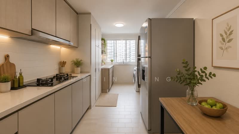 8 Bedok South Avenue 2, 8 Bedok South Avenue 2, 3 Bedrooms, 883 sqft, HDB Flat For Sale, by Justin Heng, 500154444 - Kitchen - PropertyGuru.com.sg
