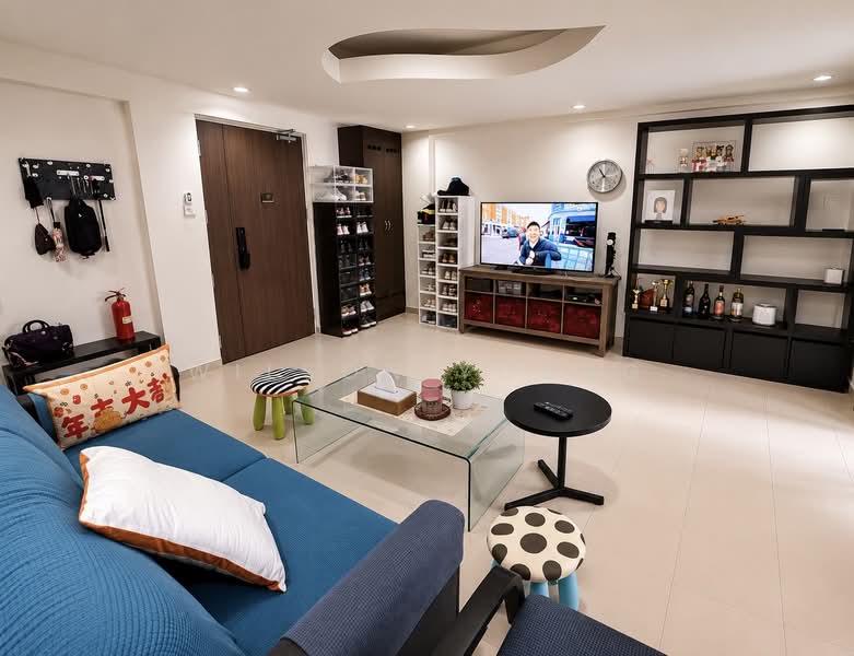 516 Woodlands Drive 14, 516 Woodlands Drive 14, 3 Bedrooms, 1,152 sqft, HDB Flat For Sale, by Wilson Young, 500154481 - Living Room - PropertyGuru.com.sg