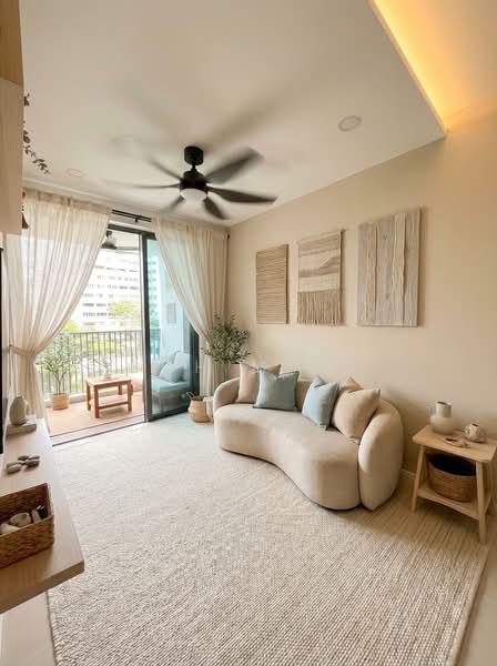 Treasure at Tampines, 57 Tampines Lane, 2 Bedrooms, 678 sqft, Condominium For Sale, by Ooh Ming, 500154482 - Living Room - PropertyGuru.com.sg
