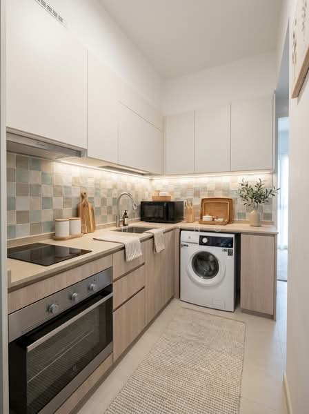 Treasure at Tampines, 57 Tampines Lane, 2 Bedrooms, 678 sqft, Condominium For Sale, by Ooh Ming, 500154482 - Kitchen - PropertyGuru.com.sg
