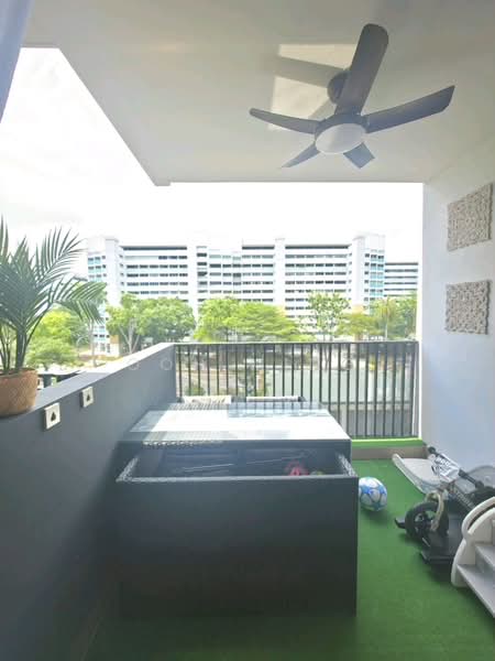 Treasure at Tampines, 57 Tampines Lane, 2 Bedrooms, 678 sqft, Condominium For Sale, by Ooh Ming, 500154482 - Balcony - PropertyGuru.com.sg