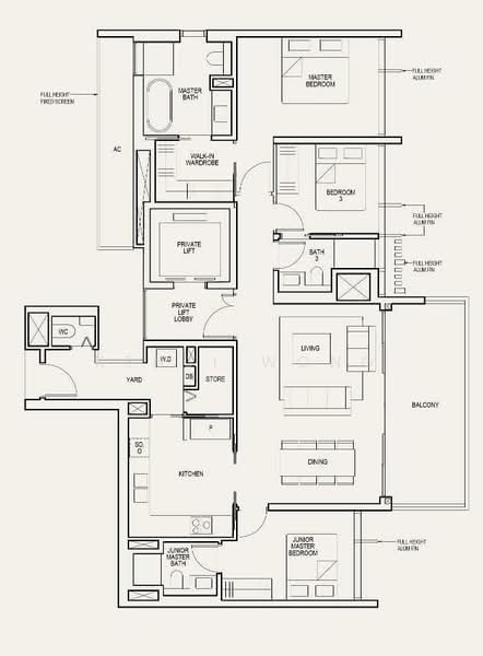 The Avenir, 10 River Valley Close, 3 Bedrooms, 1,572 sqft, Condominium For Sale, by Kenji Wong, 500154492 - PropertyGuru.com.sg