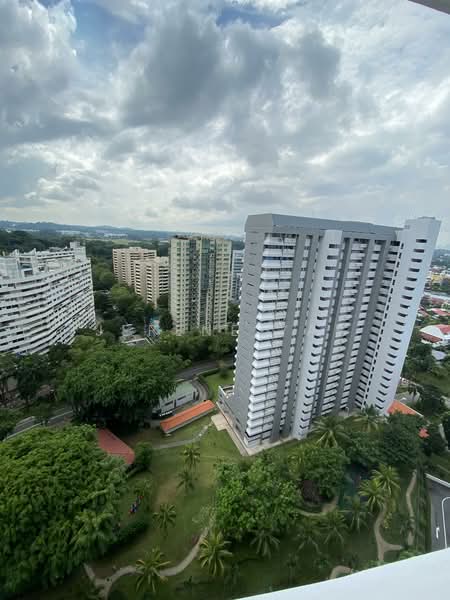 Ridgewood Condominium, 1 Ridgewood Close, 4 Bedrooms, 1,744 sqft, Condominium For Rent, by Jerene Yap, 500154540 - Exterior view fr Living Dining - PropertyGuru.com.sg