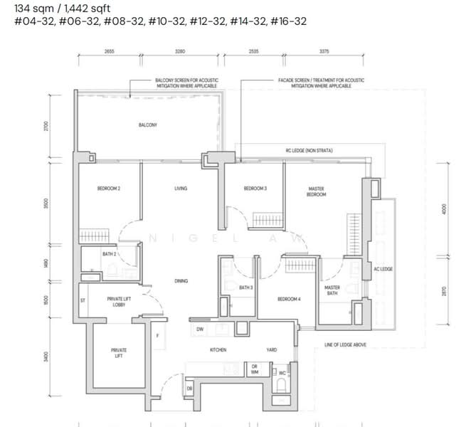 Aurea, 802 Beach Road, 4 Bedrooms, 1,442 sqft, Condominium For Sale, by Nigel Aw, 500154568 - PropertyGuru.com.sg