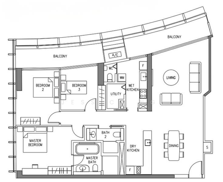 DUO Residences, 1 Fraser Street, 3 Bedrooms, 1,722 sqft, Condominium For Sale, by Jessica Ng, 500154573 - PropertyGuru.com.sg