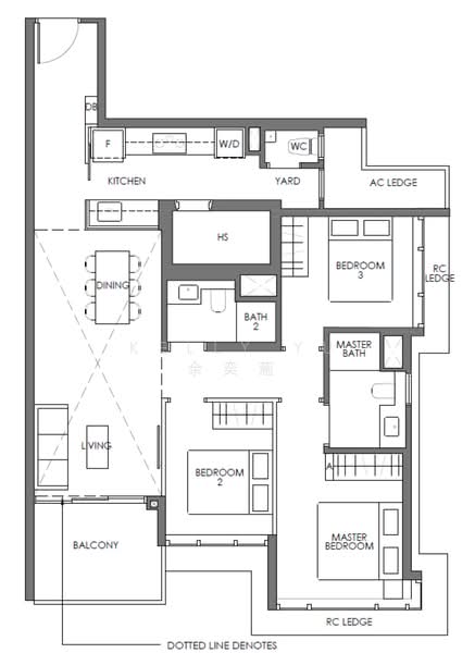 Sky Eden @ Bedok, 1 Bedok Central, 3 Bedrooms, 1,087 sqft, Condominium For Rent, by Kelly Yu 余奕葹, 500154621 - PropertyGuru.com.sg