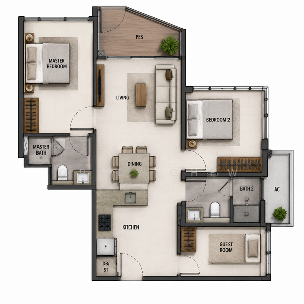 View at Kismis, 17 Lorong Kismis, 2 Bedrooms, 667 sqft, Condominium For Sale, by Grady Chew, 500154626 - PropertyGuru.com.sg