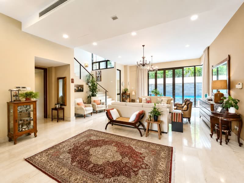 🏡 Prestig & Space at Oriole Crescent - 尊贵地段,宽阔空间,传承世家的理想府邸, , 7 Bedrooms, 15,000 sqft, Detached House For Sale, by Alfred Wu, 500154633 - Living Room - PropertyGuru.com.sg