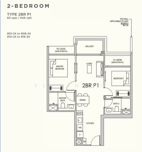 Lentor Gardens Residences, 68 Lentor Gardens, 2 Bedrooms, 646 sqft, Condominium For Sale, by Kelvin Ho, 500154662 - PropertyGuru.com.sg