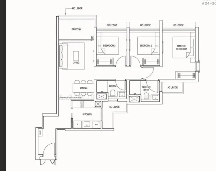 Pinetree Hill, 30 Pine Grove, 3 Bedrooms, 969 sqft, Condominium For Sale, by Samuel Sim, 500154764 - PropertyGuru.com.sg