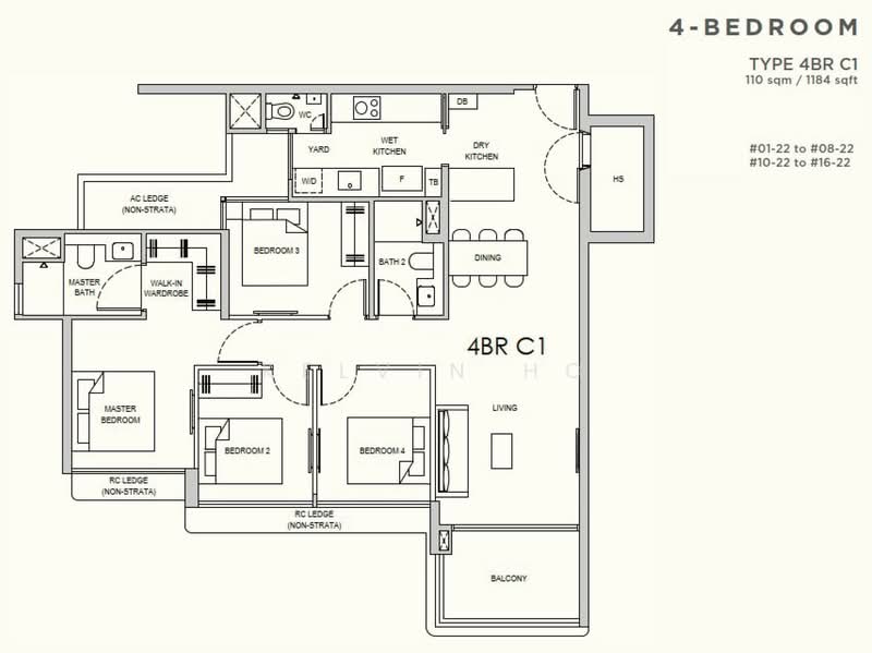 Lentor Gardens Residences, 68 Lentor Gardens, 4 Bedrooms, 1,184 sqft, Condominium For Sale, by Kelvin Ho, 500154798 - PropertyGuru.com.sg