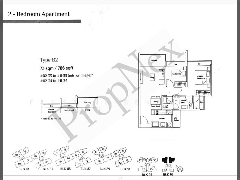 Hundred Trees, 85 West Coast Drive, 2 Bedrooms, 786 sqft, Condominium For Sale, by Faustine Benedict, 500154817 - PropertyGuru.com.sg