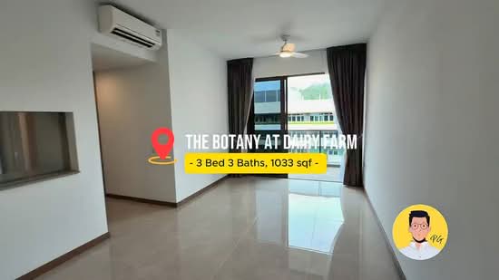 The Botany at Dairy Farm, 9 Dairy Farm Walk, 3 Bedrooms, 1,033 sqft, Condominium For Rent, by Scott Loh, 500154829 - PropertyGuru.com.sg