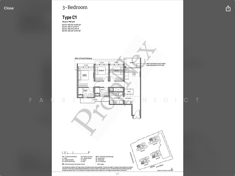 Tembusu Grand, 94 Jalan Tembusu, 3 Bedrooms, 990 sqft, Condominium For Sale, by Faustine Benedict, 500154830 - PropertyGuru.com.sg