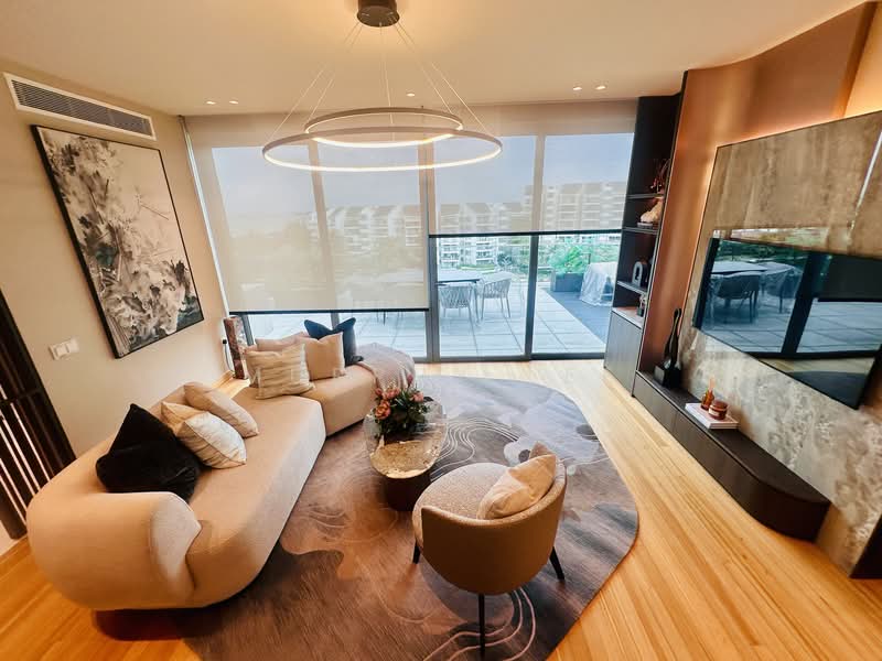 The Residences at W Sentosa Cove, 9 Ocean Way, 4 Bedrooms, 3,348 sqft, Condominium For Sale, by Murphy Lee, 500154873 - Living Room - PropertyGuru.com.sg