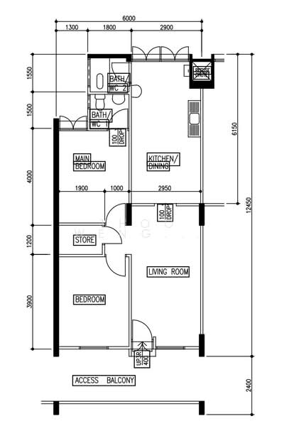 44 Chai Chee Street, 44 Chai Chee Street, 2 Bedrooms, 732 sqft, HDB Flat For Sale, by Thoo Weng Heng 杜咏恒 (Wayne), 500154894 - PropertyGuru.com.sg