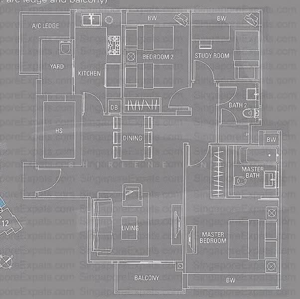 Waterford Residence, 21 Kim Yam Road, 3 Bedrooms, 1,044 sqft, Condominium For Sale, by Shirlene Ang, 500154901 - PropertyGuru.com.sg