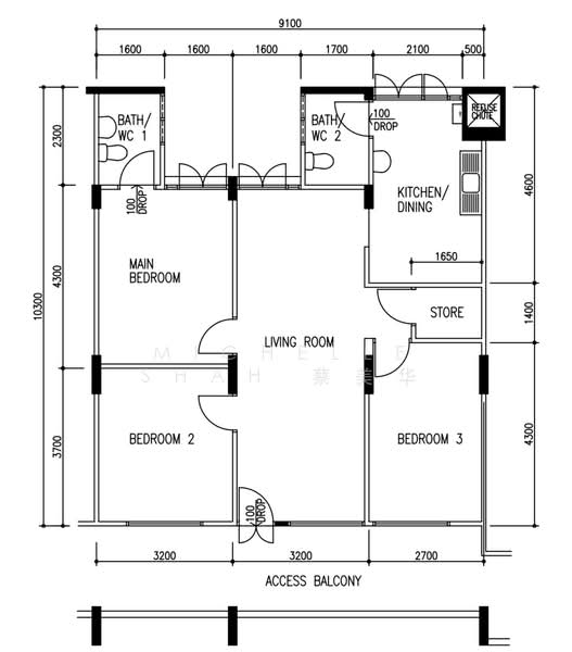 110 Bishan Street 12, 110 Bishan Street 12, 3 Bedrooms, 904 sqft, HDB Flat For Sale, by Michelle Shah 蔡美华, 500154922 - PropertyGuru.com.sg