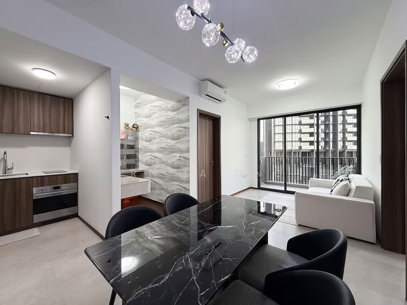 Lentor Modern, 3 Lentor Central, 2 Bedrooms, 678 sqft, Condominium For Sale, by Tricia Ong, 500155050 - Kitchen - PropertyGuru.com.sg