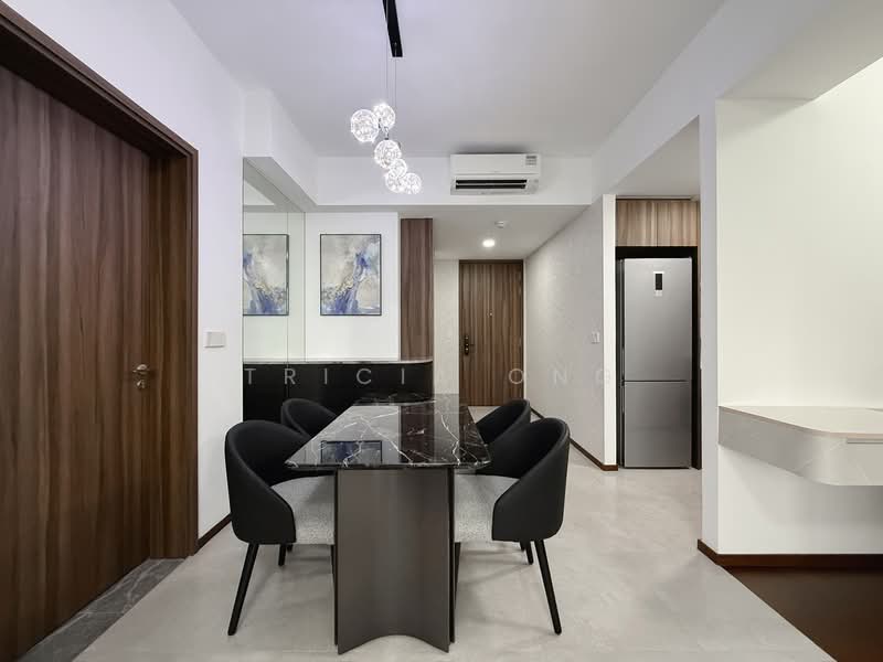 Lentor Modern, 3 Lentor Central, 2 Bedrooms, 678 sqft, Condominium For Sale, by Tricia Ong, 500155050 - Dining Room - PropertyGuru.com.sg