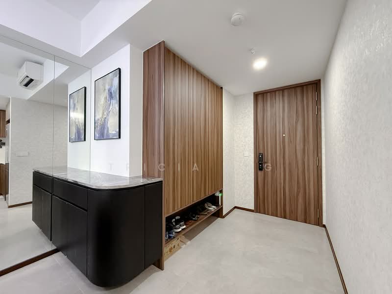 Lentor Modern, 3 Lentor Central, 2 Bedrooms, 678 sqft, Condominium For Sale, by Tricia Ong, 500155050 - Entrance - PropertyGuru.com.sg
