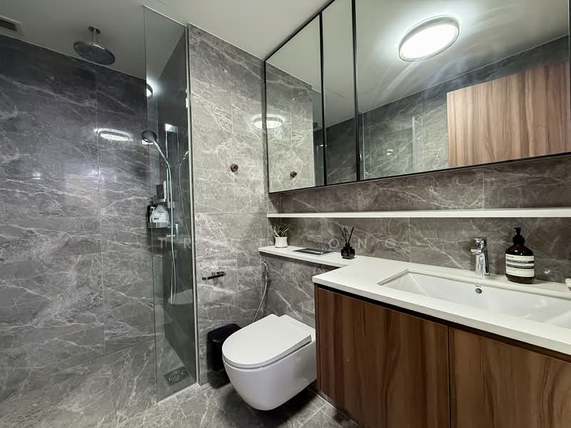 Lentor Modern, 3 Lentor Central, 2 Bedrooms, 678 sqft, Condominium For Sale, by Tricia Ong, 500155050 - Bathroom - PropertyGuru.com.sg
