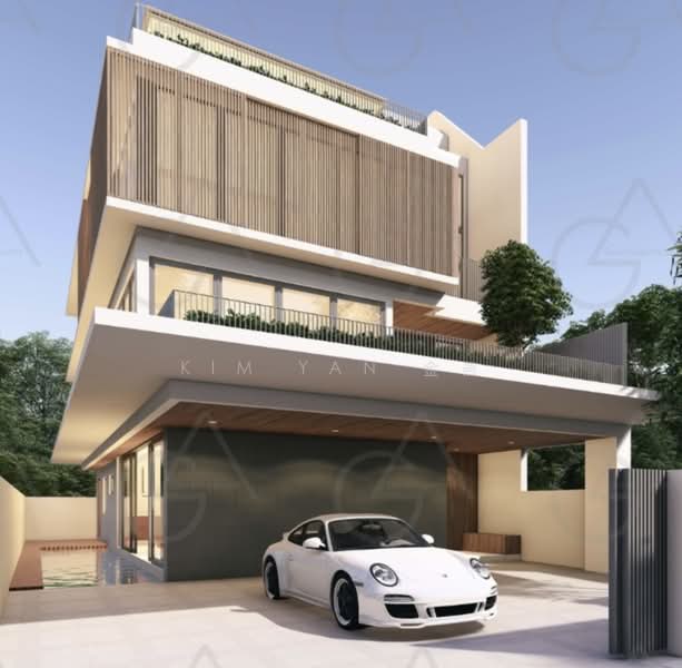 Brand new & Luxury semi-d, 3 levels with lift and swimming pool, walk to My Village & chomp chomp – call 8130 3636, 6 Bedrooms, 7,200 sqft, Semi-Detached House For Sale, by Kim Yan 金燕, 500155077 - Exterior - PropertyGuru.com.sg
