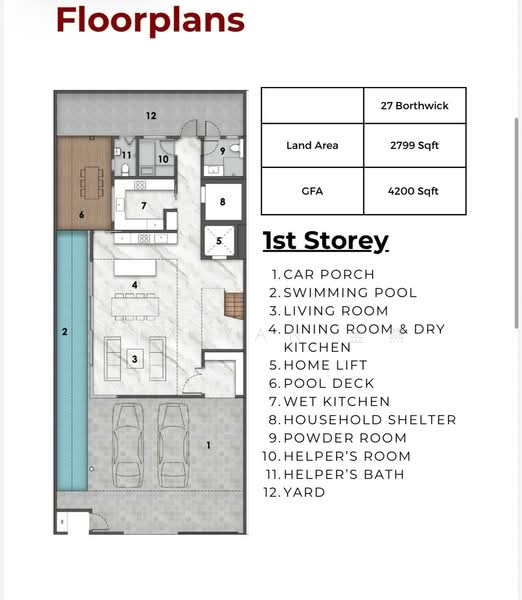 Brand new & Luxury semi-d, -3 levels with lift and swimming pool, walk to My Village & chomp chomp, call 8130 3636 to view, 6 Bedrooms, 7,114 sqft, Semi-Detached House For Sale, by Kim Yan 金燕, 500155105 - PropertyGuru.com.sg