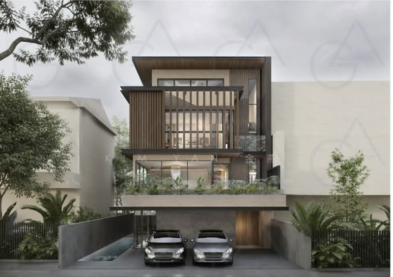 Brand new & Luxury semi-d, -3 levels with lift and swimming pool, walk to My Village & chomp chomp, call 8130 3636 to view, 6 Bedrooms, 7,114 sqft, Semi-Detached House For Sale, by Kim Yan 金燕, 500155105 - Exterior - PropertyGuru.com.sg