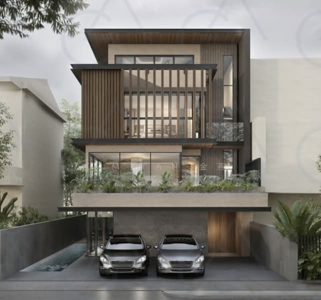 Brand new & Luxury semi-d, -3 levels with lift and swimming pool, walk to My Village & chomp chomp, call 8130 3636 to view, 6 Bedrooms, 7,114 sqft, Semi-Detached House For Sale, by Kim Yan 金燕, 500155105 - Exterior - PropertyGuru.com.sg