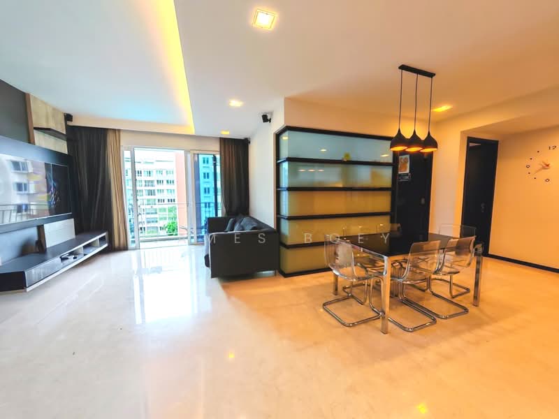 Edelweiss Park Condo, 80 Flora Road, 3 Bedrooms, 1,336 sqft, Condominium For Sale, by James Boey, 500155113 - Living Room - PropertyGuru.com.sg