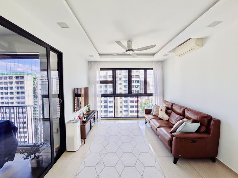 Lush Acres, Sengkang West Way/Fernvale, 4 Bedrooms, 1,346 sqft, Executive Condominium For Sale, by Deborah Guo, 500155121 - Living Room - PropertyGuru.com.sg