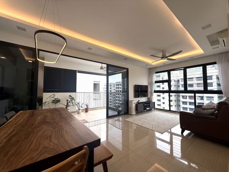 Lush Acres, Sengkang West Way/Fernvale, 4 Bedrooms, 1,346 sqft, Executive Condominium For Sale, by Deborah Guo, 500155121 - Living Room - PropertyGuru.com.sg