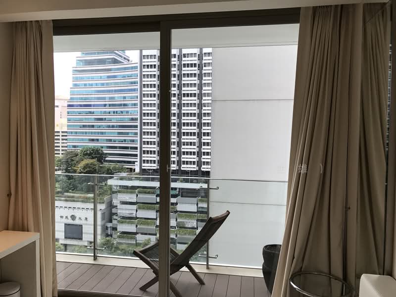 Scotts Square, 8 Scotts Road, 1 Bedroom, 624 sqft, Condominium For Rent, by Eric Chua (蔡世雄), 500155171 - Balcony - PropertyGuru.com.sg