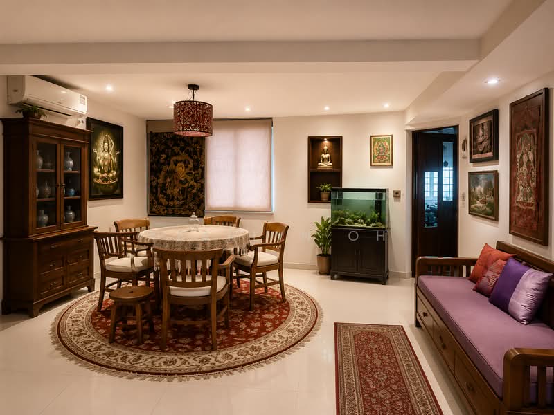 116 Serangoon North Avenue 1, 116 Serangoon North Avenue 1, 3 Bedrooms, 1,302 sqft, HDB Flat For Rent, by Pearlyn Oh, 500155172 - Impression only Dining Room - PropertyGuru.com.sg