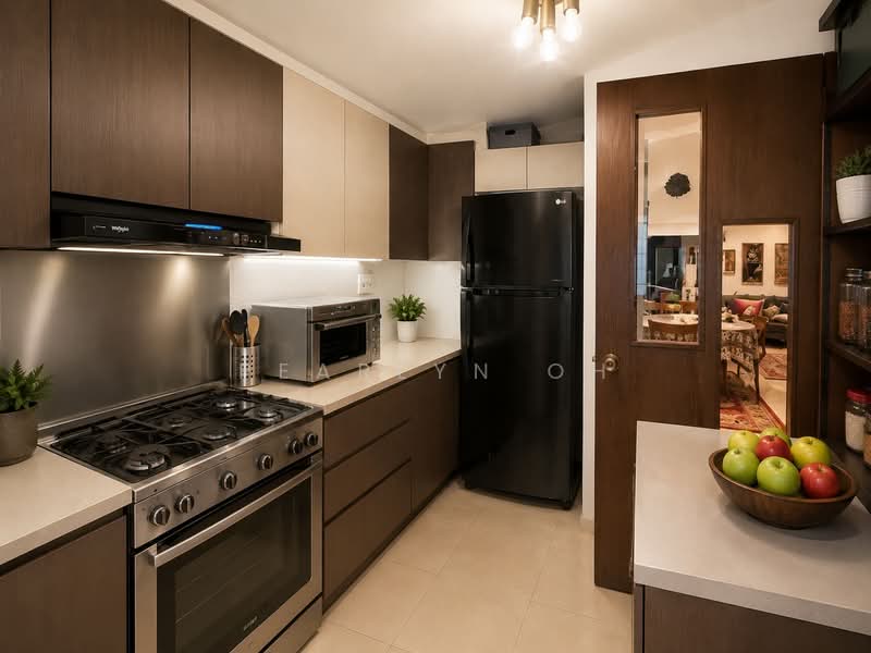 116 Serangoon North Avenue 1, 116 Serangoon North Avenue 1, 3 Bedrooms, 1,302 sqft, HDB Flat For Rent, by Pearlyn Oh, 500155172 - Impression only Kitchen - PropertyGuru.com.sg