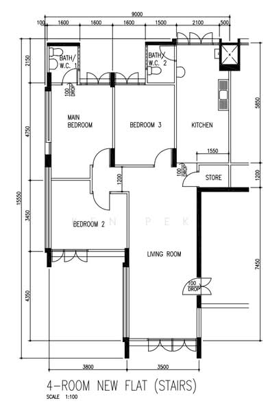 54 Pipit Road, 54 Pipit Road, 3 Bedrooms, 1,001 sqft, HDB Flat For Sale, by Ken Pek, 500155187 - PropertyGuru.com.sg