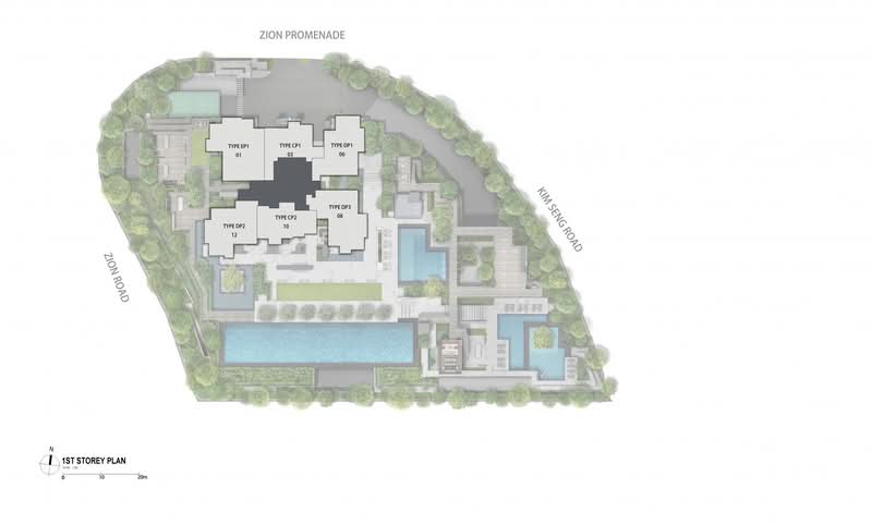Promenade Peak, 1 Zion Road, 1 Bedroom, 527 sqft, Condominium For Sale, by Wendy Ng, 500155192 - PropertyGuru.com.sg