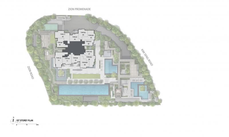 Promenade Peak, 1 Zion Road, 1 Bedroom, 527 sqft, Condominium For Sale, by Wendy Ng, 500155192 - PropertyGuru.com.sg