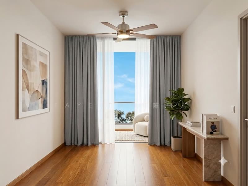 The Essence, 1 Chong Kuo Road, 2 Bedrooms, 1,001 sqft, Condominium For Sale, by Faye Tan 陈丽儿, 500155200 - Balcony - PropertyGuru.com.sg