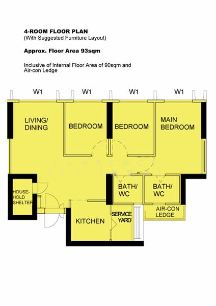 141B McNair Road, , 3 Bedrooms, 1,001 sqft, HDB Flat For Rent, by Lawrence Teo (赵世廷), 500155251 - PropertyGuru.com.sg