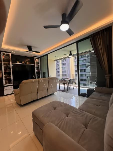 The Amore, 55 Edgedale Plains, 3 Bedrooms, 1,098 sqft, Executive Condominium For Sale, by Sofhian Jaafar, 500155278 - Living Room - PropertyGuru.com.sg