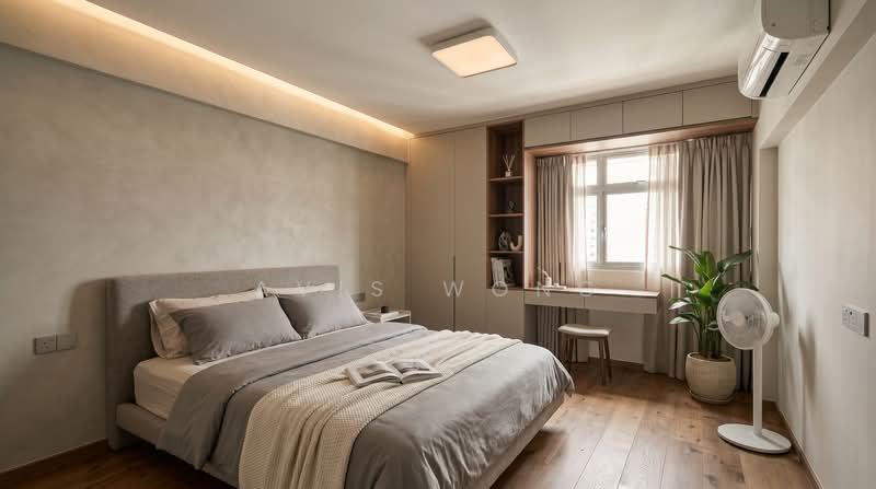 70 Circuit Road, 70 Circuit Road, 2 Bedrooms, 603 sqft, HDB Flat For Sale, by Avis Wong, 500155310 - AI image of Bedroom 1 - PropertyGuru.com.sg