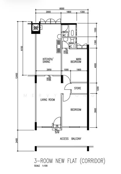 157 Tampines Street 12, 157 Tampines Street 12, 2 Bedrooms, 732 sqft, HDB Flat For Sale, by Mervyn Ong, 500155325 - PropertyGuru.com.sg