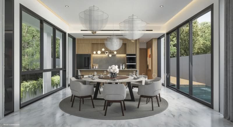 Brand New 2.5 Storey Bungalow With Basement & Pool! ❤️ Walk to Henry Park Primary!, Mount Sinai Road, 7 Bedrooms, 12,240 sqft, Detached House For Sale, by Shauna Seow, 500155348 - Dining Room - PropertyGuru.com.sg