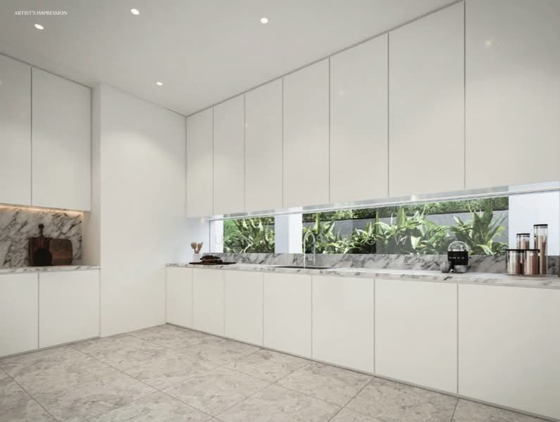 Brand New 2.5 Storey Bungalow With Basement & Pool! ❤️ Walk to Henry Park Primary!, Mount Sinai Road, 7 Bedrooms, 12,240 sqft, Detached House For Sale, by Shauna Seow, 500155348 - Kitchen - PropertyGuru.com.sg