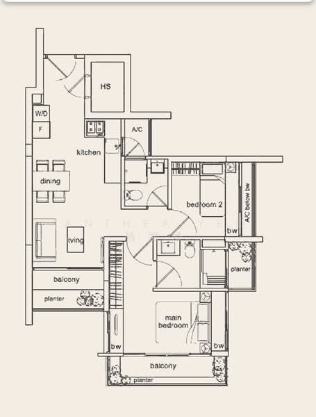 Zedge, 2 Akyab Road, 2 Bedrooms, 753 sqft, Condominium For Sale, by Anthea Yeo 杨丽娇, 500155374 - PropertyGuru.com.sg