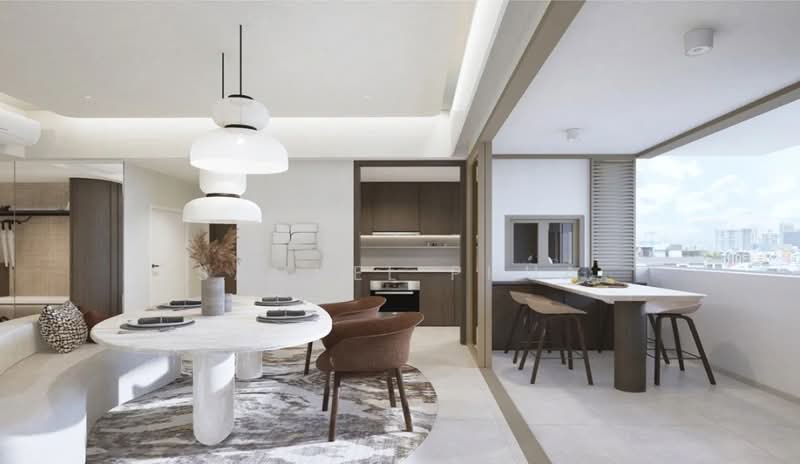 D19 Freehold cheap 3 bed, , 3 Bedrooms, 1,012 sqft, Condominium For Sale, by Samuel Phua, 500155408 - Dining Room - PropertyGuru.com.sg